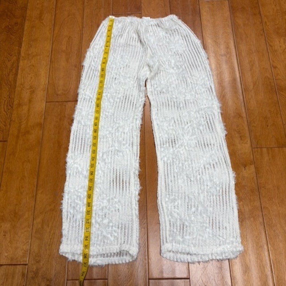 Musera Sheer Open Knit Pants Size XS Cover Up Beach Festival‎ Summer Party Boho - Picture 2 of 10
